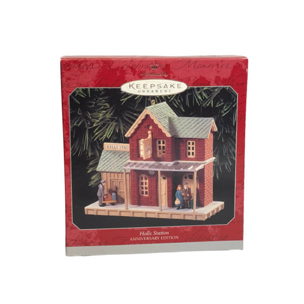 1998 Hall's Station Hallmark Ornament (Nostalgic Houses and Shops) QX6833