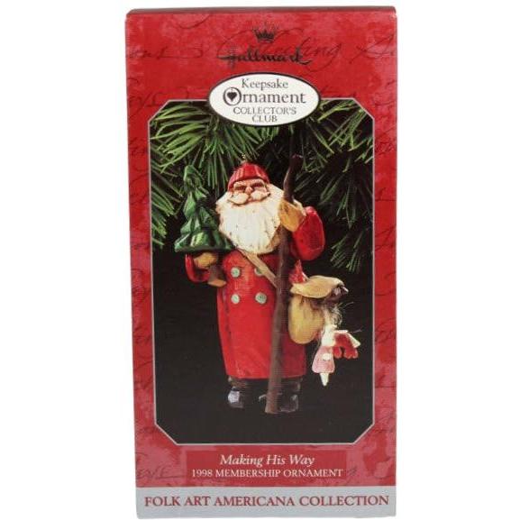 1998 Making His Way Hallmark Ornament (Folk Art Americana) QXC4523