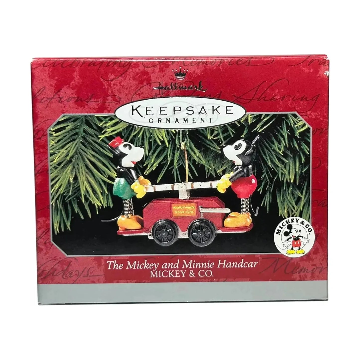 1998 Mickey and Minnie Hallmark Ornament (Mickey Mouse & Friends) QXD4116