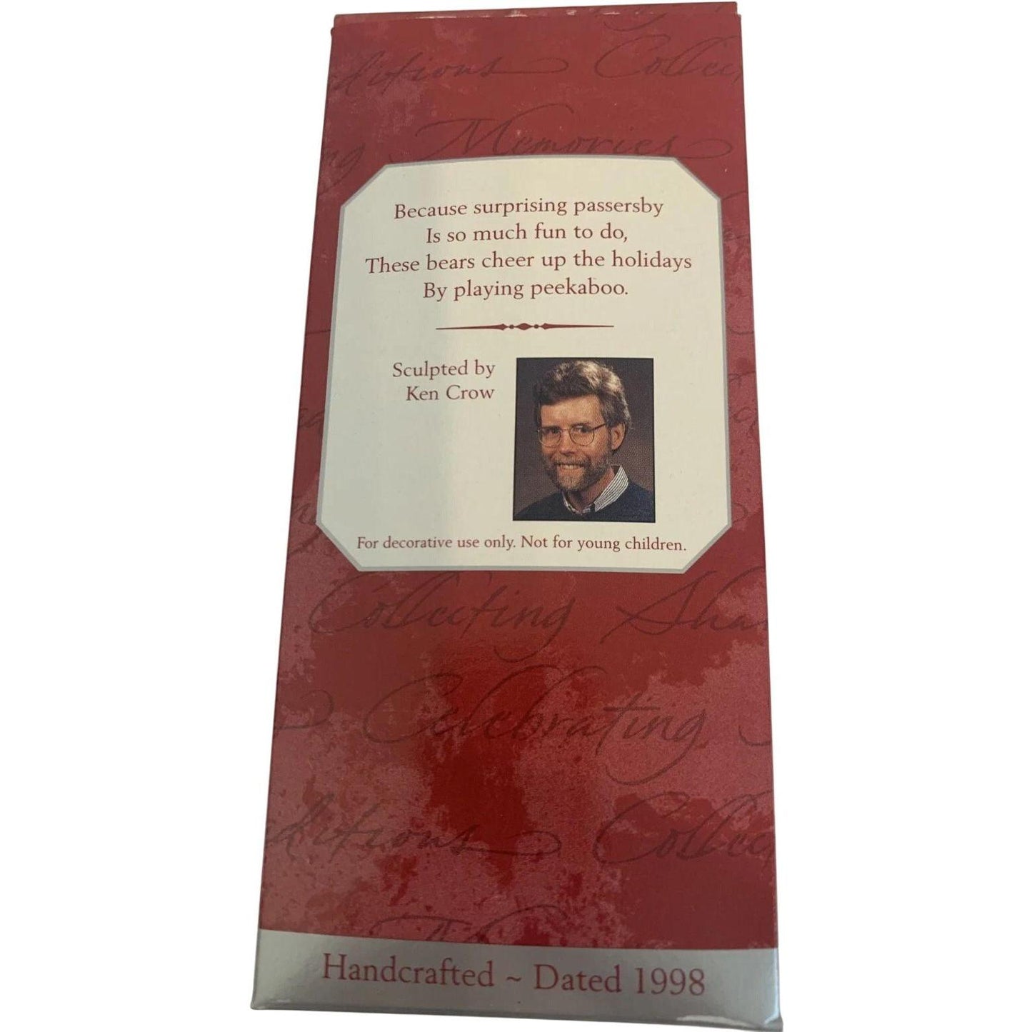 1998 Peekaboo Bears Hallmark Ornament (Teddy Bear) QX6563