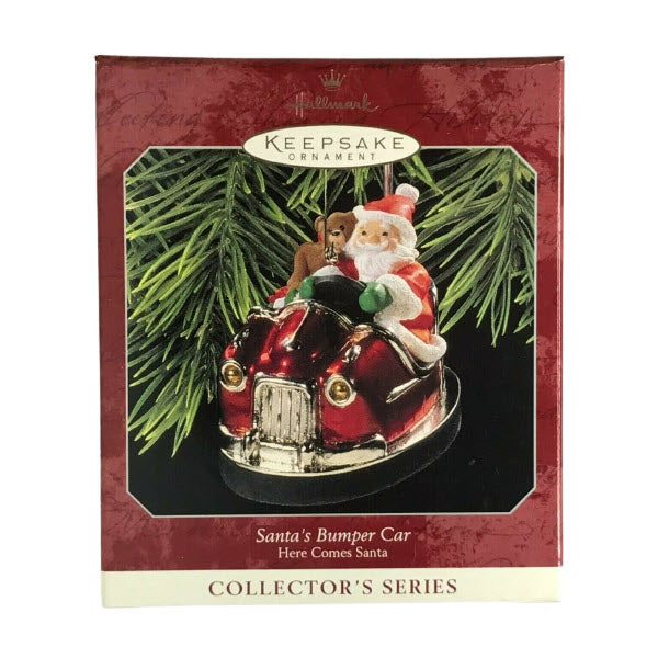 1998 Santa's Bumper Car Hallmark Ornament (Here Comes Santa) QX6283