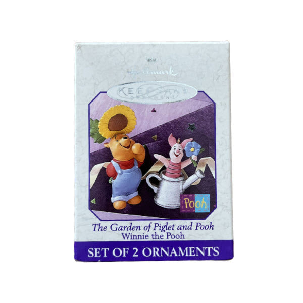 1998 The Garden of Piglet and Pooh Hallmark Ornament (Winnie the Pooh) QEO8403