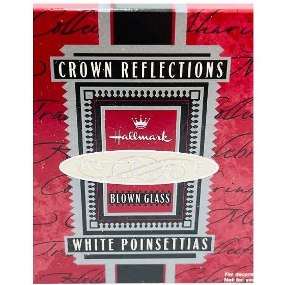 1998 White Poinsettias Hallmark Ornament (Holiday Traditions) QBG6923