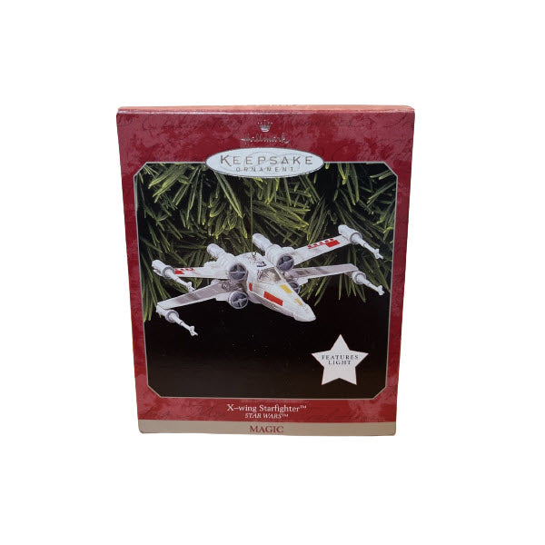 1998 X‑Wing Starfighter Hallmark Ornament (Star Wars) QXI7596