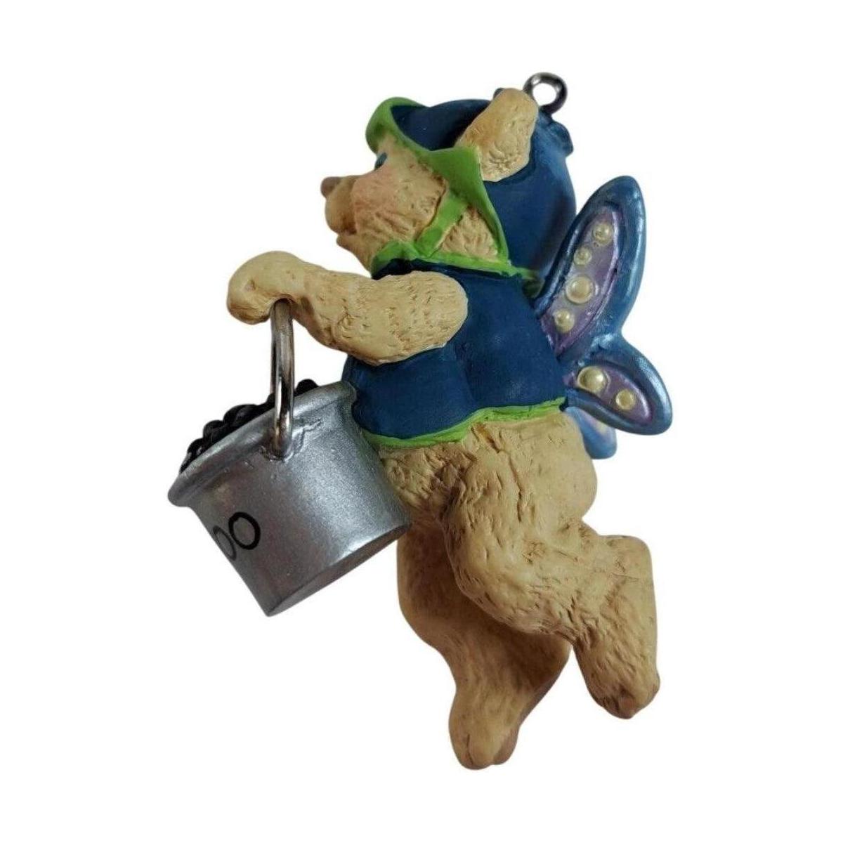 1999 Blueberry Hallmark Ornament (Fairy Berry Bears Series) QEO8454