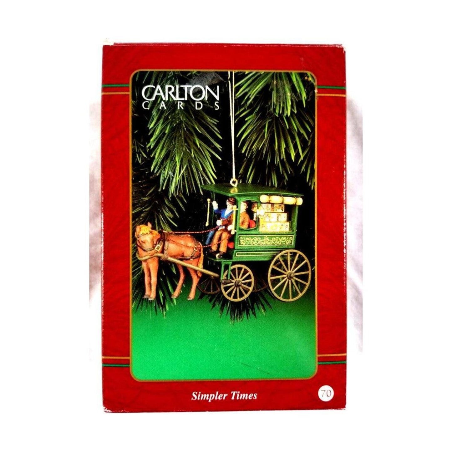 1999 Simpler Times Carlton Cards Ornaments (Rocking Horse) CXOR-079W