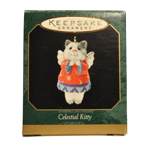 1999 Celestial Kitty Hallmark Ornament (Angel) QXM4639