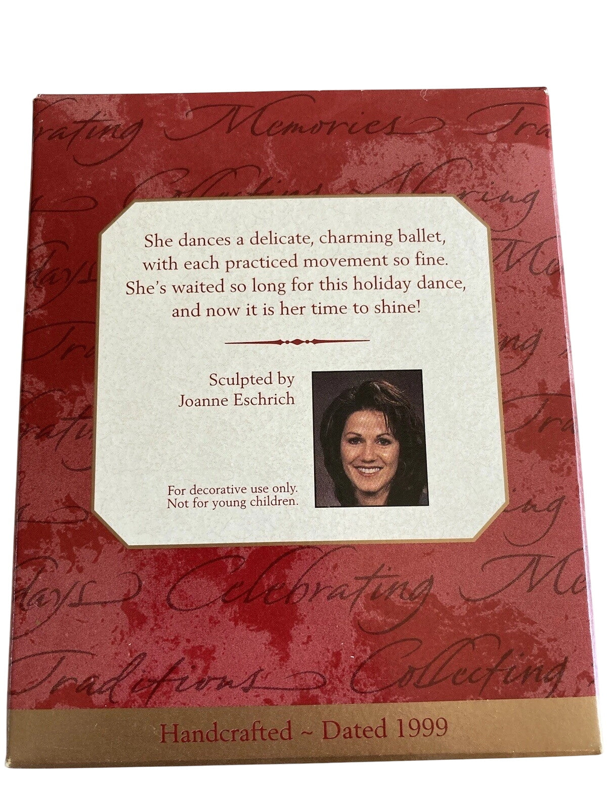 1999 Dance for the Season Hallmark Ornament (Ballet) QX6587