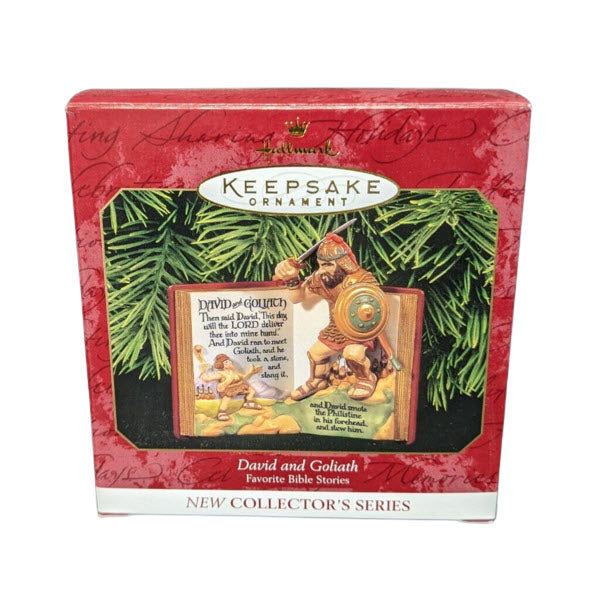1999 David and Goliath Hallmark Ornament (Favorite Bible Stories) QX6447