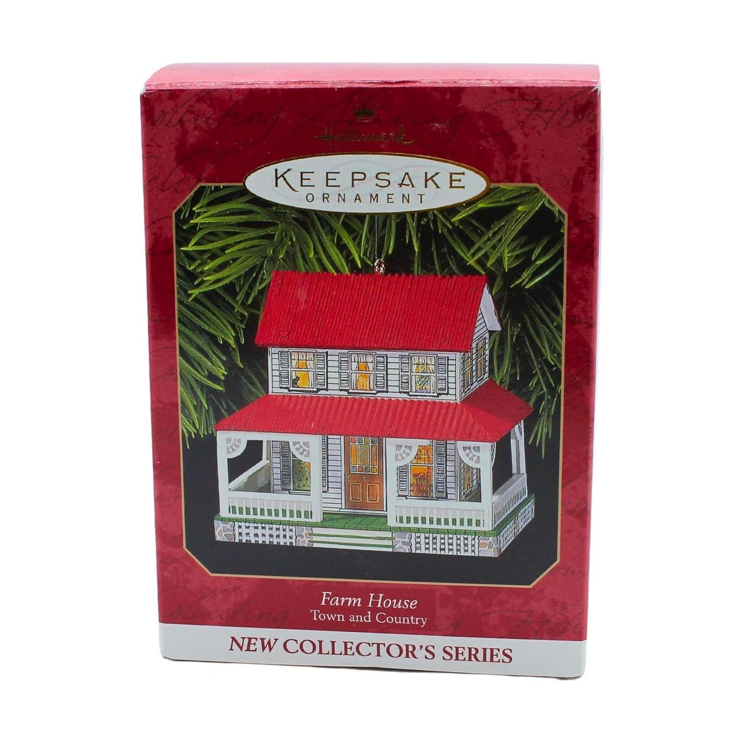 1999 Farm House Hallmark Ornament (Town and Country) QX6439