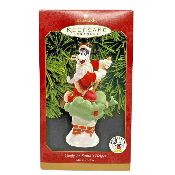 1999 Goofy As Santa's Helper Hallmark Ornament (Mickey & Co.) QXD4079