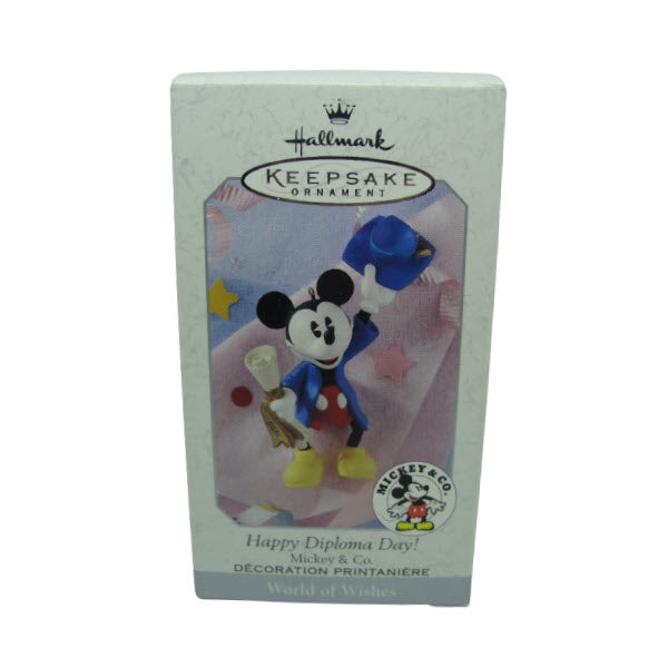 1999 Happy Diploma Day! Hallmark Ornament (Mickey & Co) QEO8357