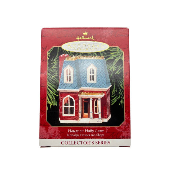 1999 House on Holly Lane Hallmark Ornament (Nostalgic Houses and Shops) QX6349