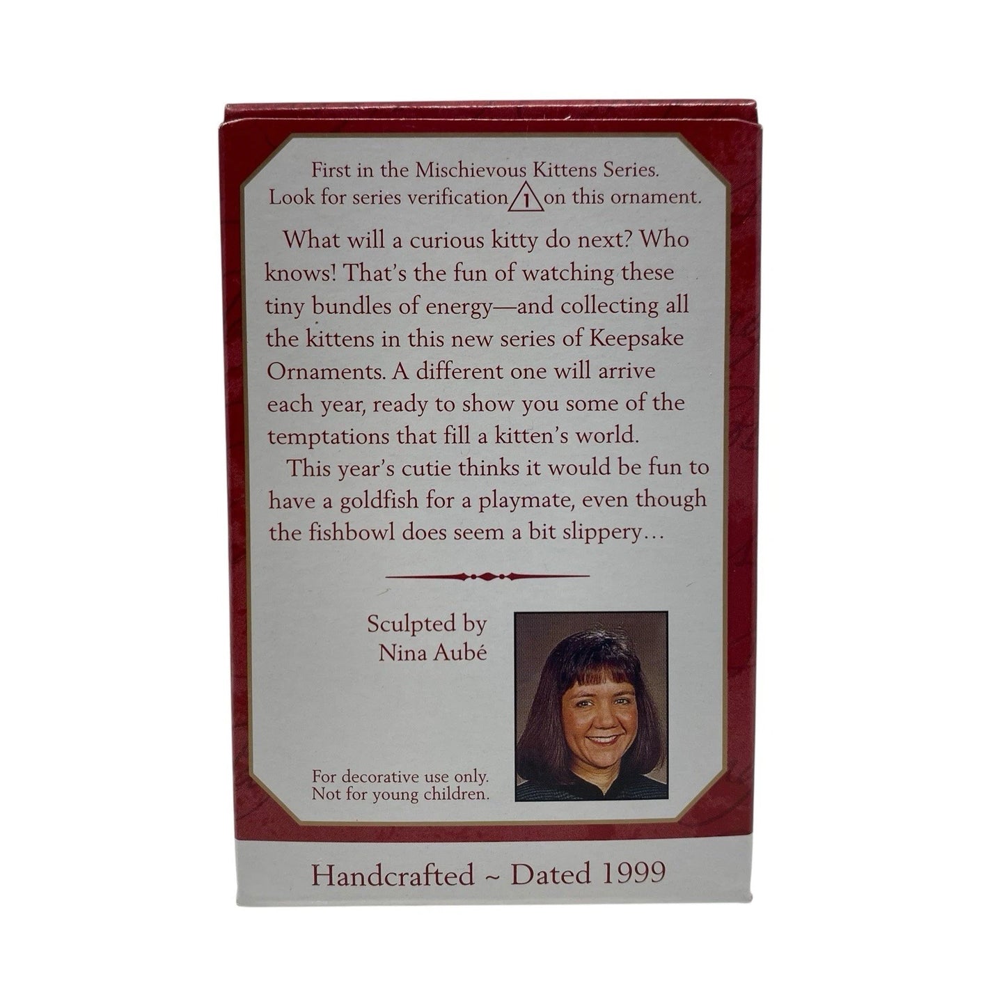 1999 Mischievous Kittens Hallmark Ornament (Mischievous Kittens) QX6427