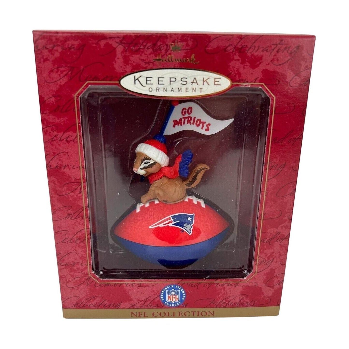 1999 New England Patriots Hallmark Ornament (NFL) QSR5279
