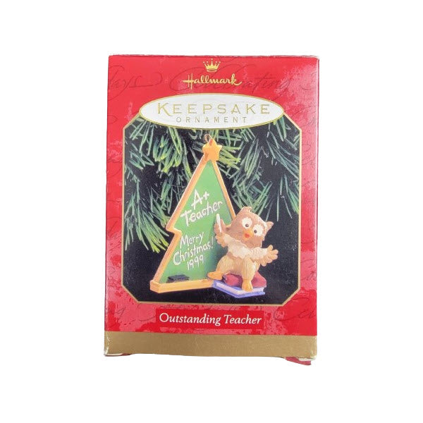 1999 Outstanding Teacher Hallmark Ornament (Teacher) QX6627