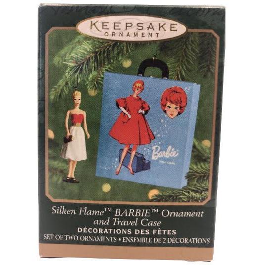 1999 Silken Flame & Travel Case Hallmark Ornament (Barbie Cases) QXM6031