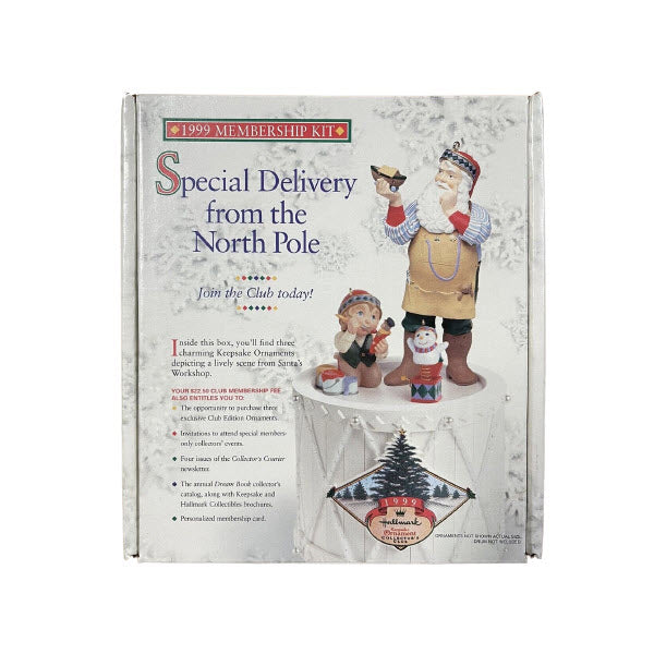 1999 Special Delivery from the North Pole Hallmark Ornament (Santa Claus) QCC1999