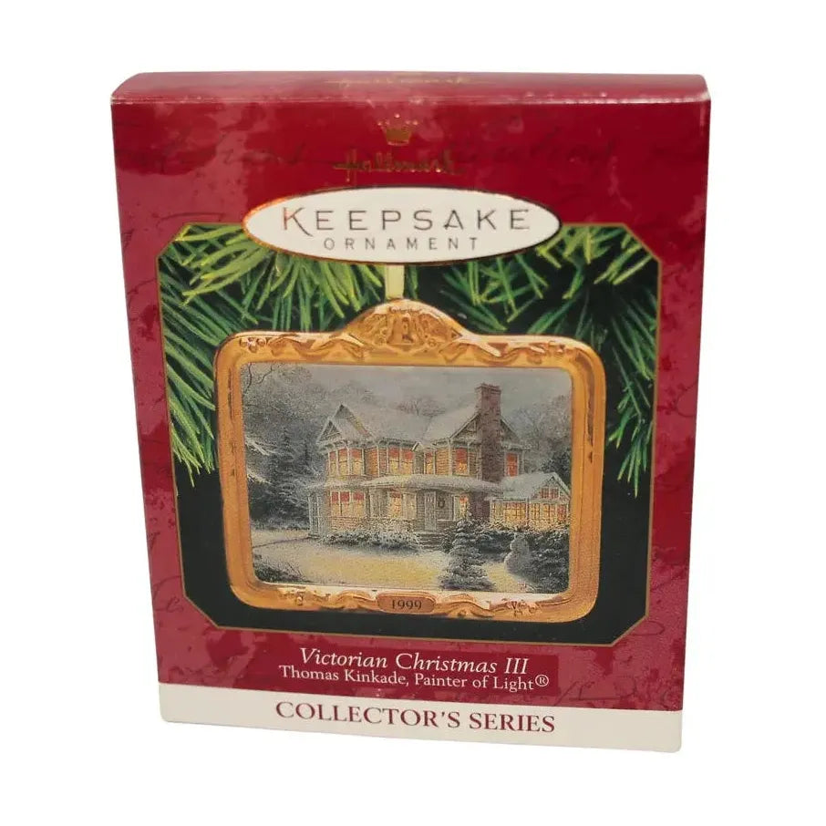 1999 Victorian Christmas III Hallmark Ornament (Thomas Kinkade) QX6407