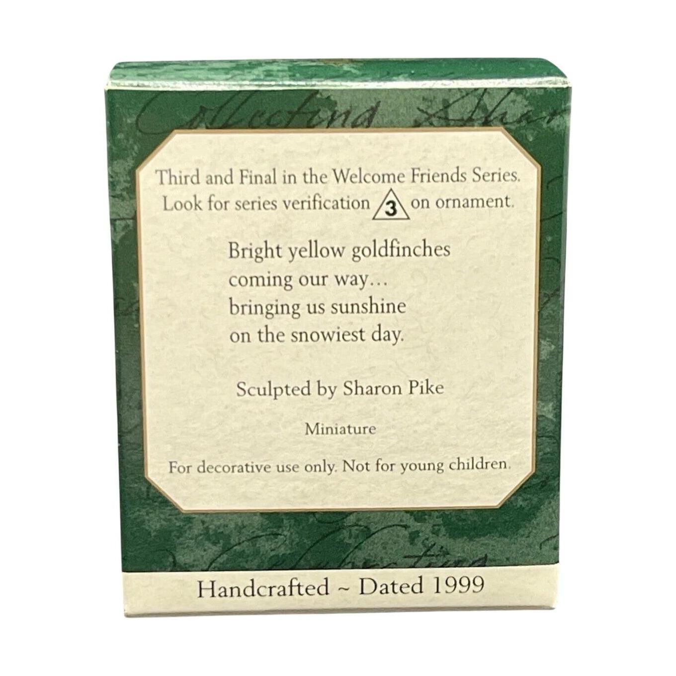 1999 Welcome Friends Hallmark Ornament (Welcome Friends) QXM4577
