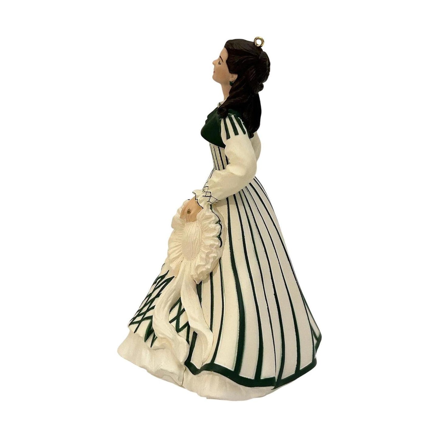 1999 White and Green Dress Hallmark Ornament (Scarlett O'Hara) QX6397
