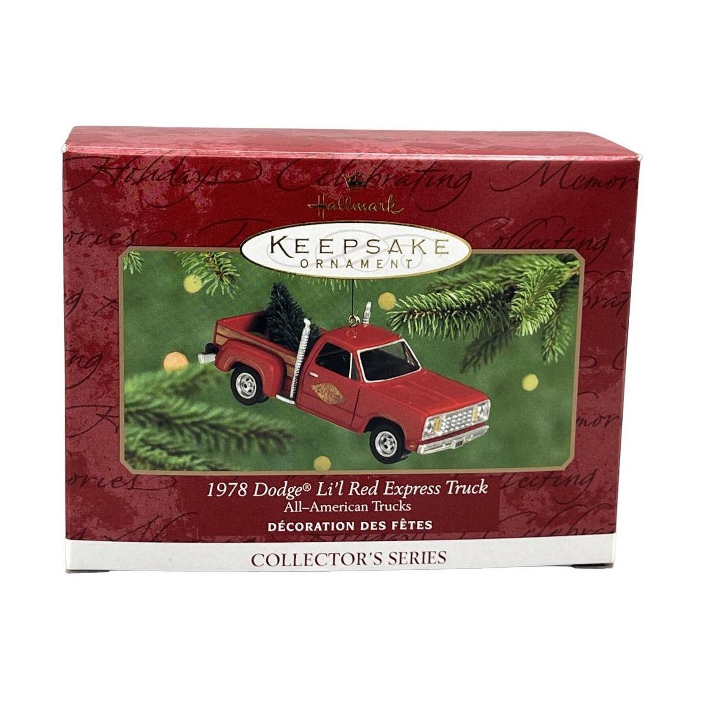 2000 1978 Dodge Li'l Red Express Truck Hallmark Ornament (All‑American Trucks) QX6581