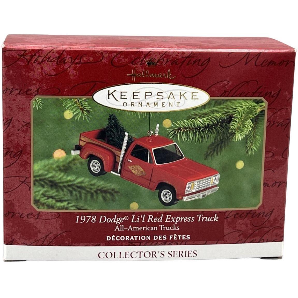 2000 1978 Dodge Li'l Red Express Truck Hallmark Ornament (All‑American Trucks) QX6581