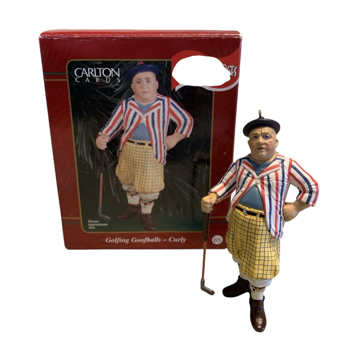 2000 Golfing Goofballs - Curly Carlton Cards Ornaments (The Three Stooges) CXOR-075C