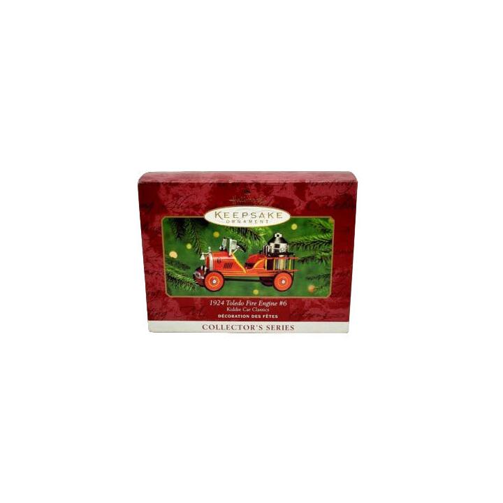 2000 Hallmark Ornament (1924) Toledo Fire Engine #6 Hallmark Ornament (Kiddie Car Classics) QX6691