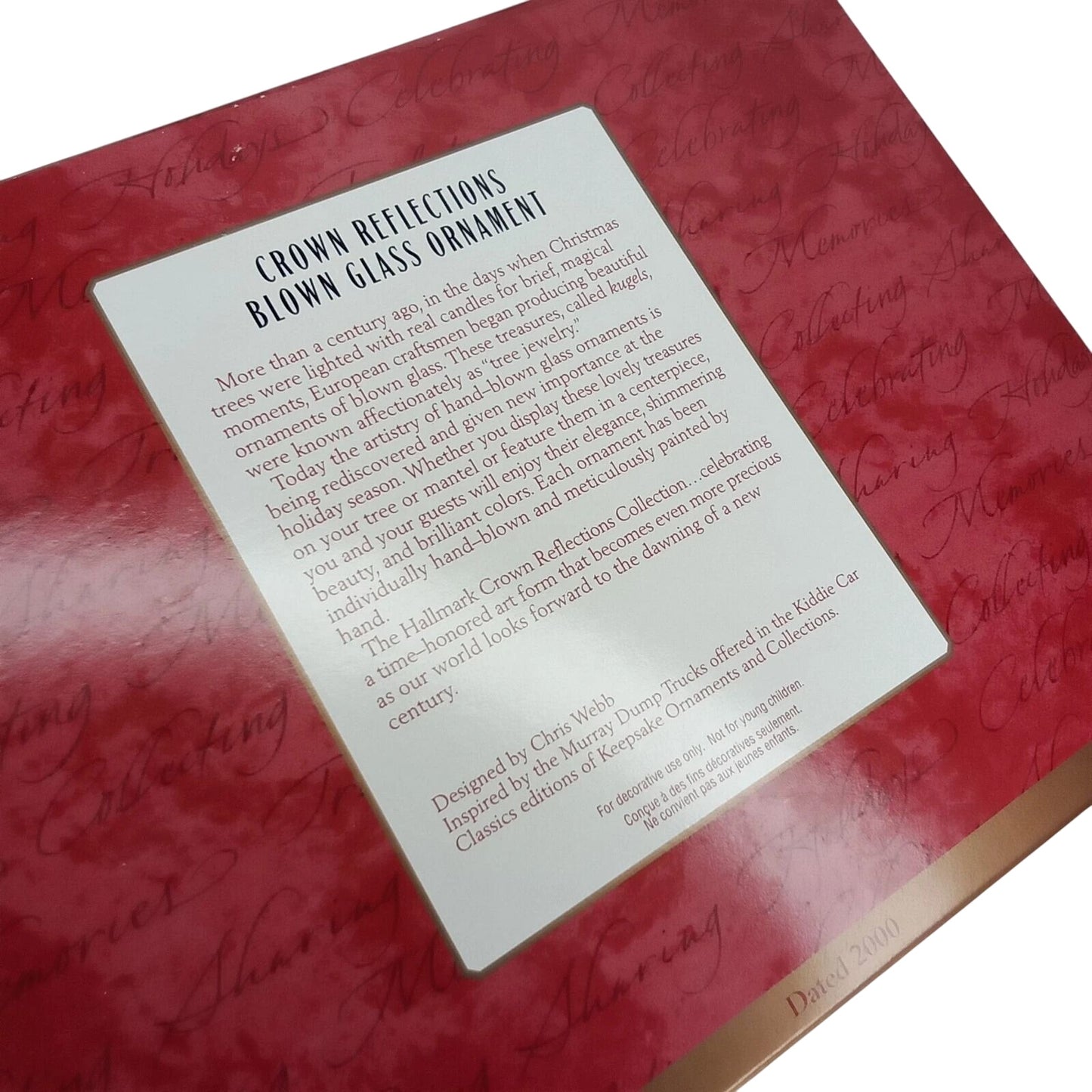 2000 (1955) Murray Dump Truck Kiddie Car Classic (Crown Reflections)