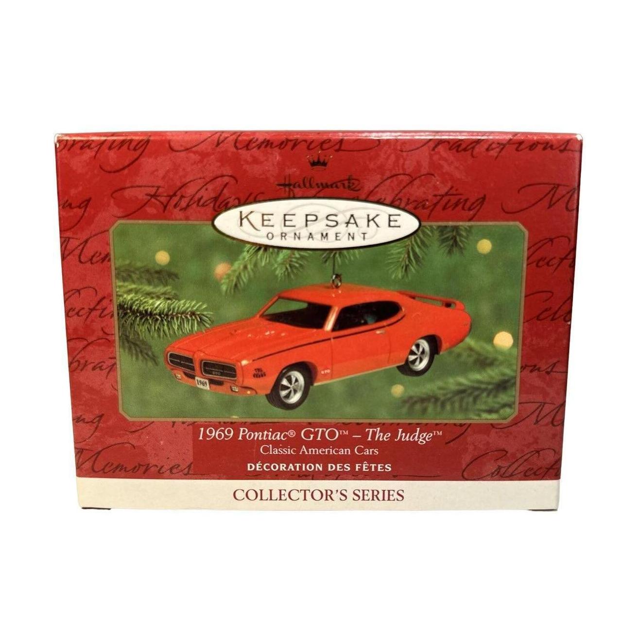 2000 Hallmark Ornament (1969) GTO - The Judge Hallmark Ornament (Classic American Cars) QX6584