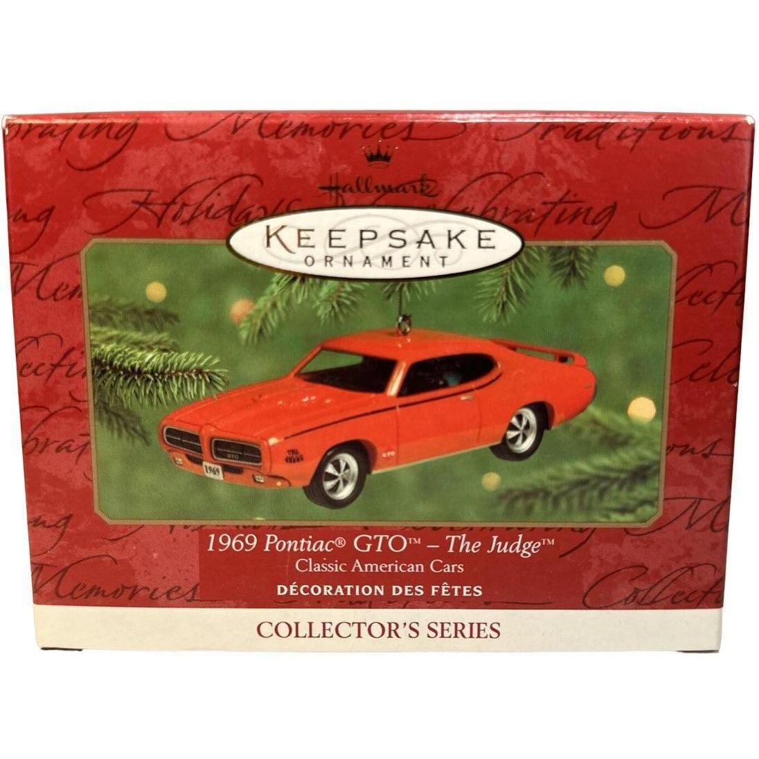 2000 Hallmark Ornament (1969) GTO - The Judge Hallmark Ornament (Classic American Cars) QX6584
