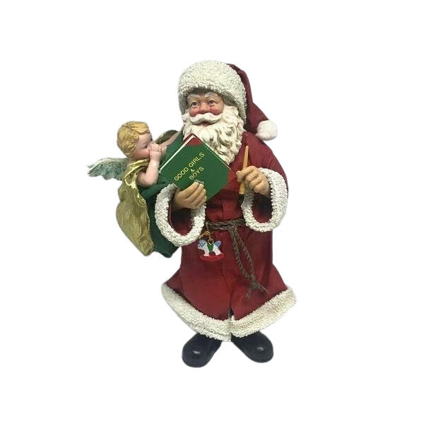 2000 "Heaven Sent" Possible Dreams Santa Claus Figurine with Angel Wings