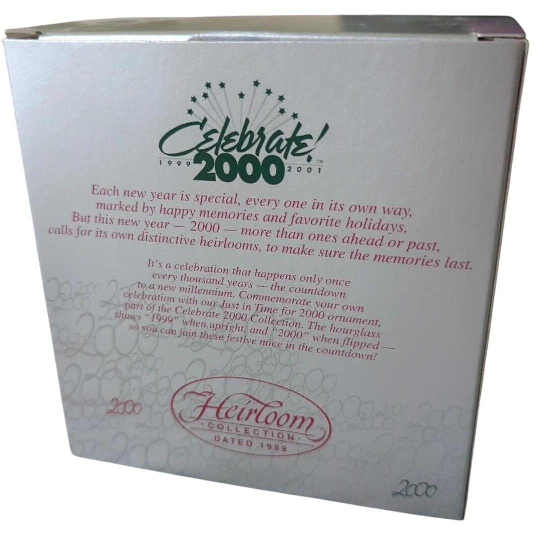 2000 Just in Time for 2000 Carlton Cards Ornaments (Mouse) CXOR-302A