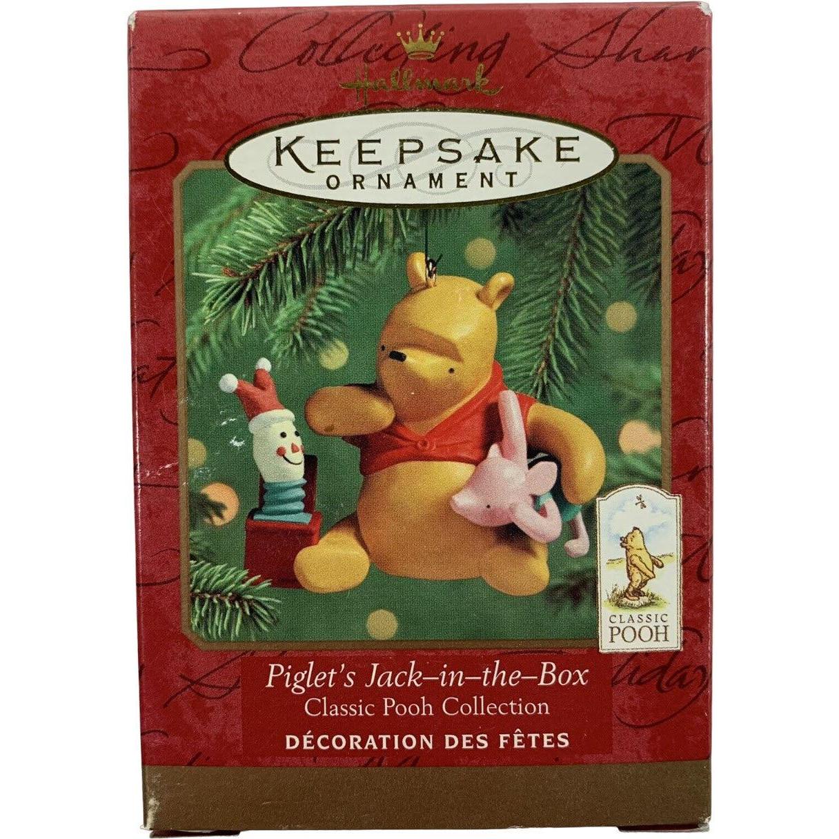 2000 Piglet's Jack-in-the-Box Classic Pooh Hallmark Ornament (Winnie the Pooh) QXD4187