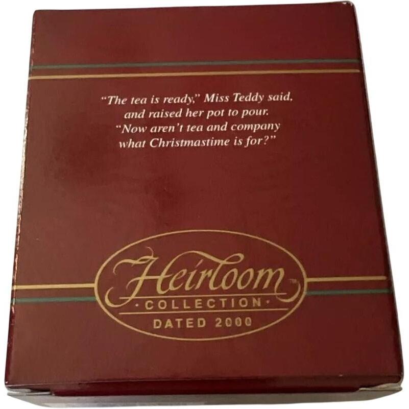 2000 The Tea Party Collection Carlton Cards Ornaments (Teddy Bear) CXOR-095C