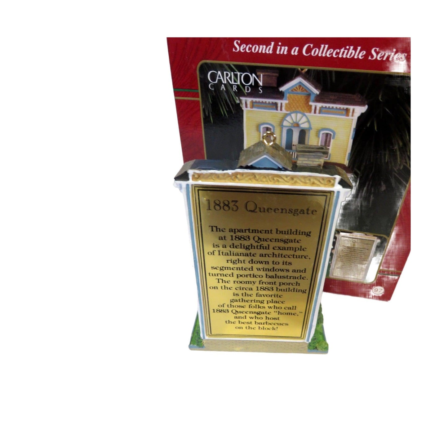 2000 Vintage Victoria Court Carlton Cards Ornaments (Buildings & Houses) CXOR-100C