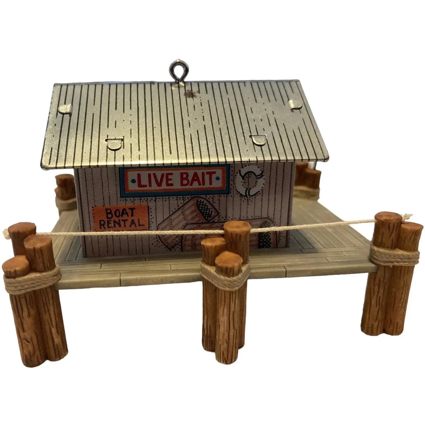 2000 Bait Shop With Boat Hallmark Ornament (Town and Country) QX6631