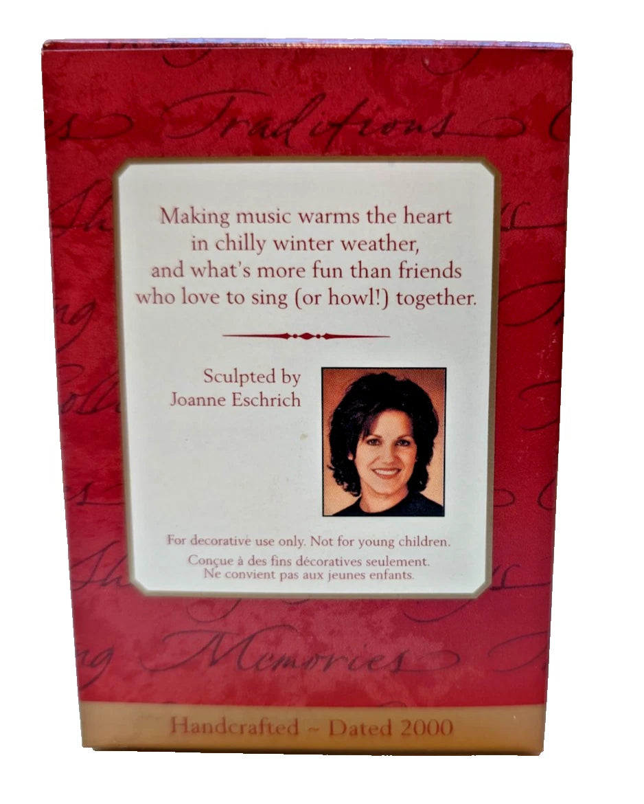 2000 Caroler's Best Friend Hallmark Ornament (Puppy) QX8354