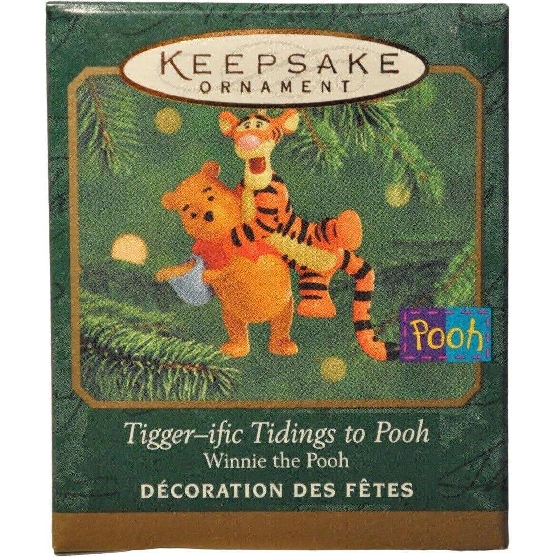 2000 Disney Tigger-ific Tidings to Pooh Hallmark Ornament (Winnie the Pooh) QXD4014