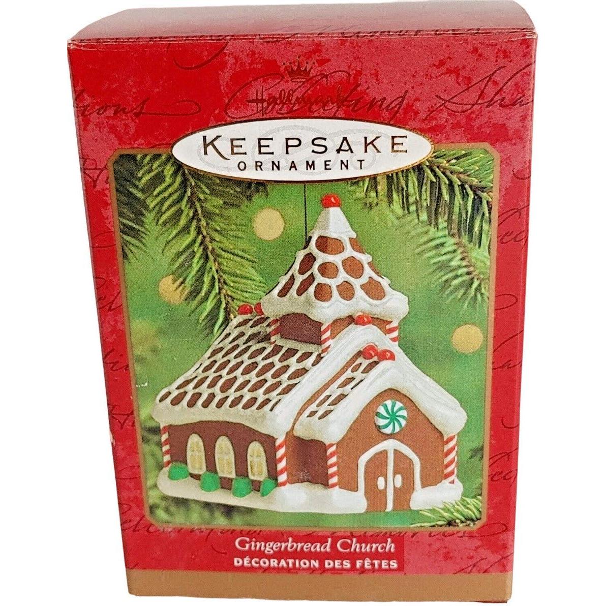 2000 Gingerbread Church Hallmark Ornament (Gingerbread) QX8244