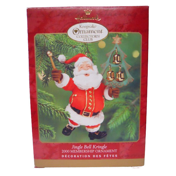 2000 Jingle Bell Kringle Hallmark Ornament (Santa Claus) QXC4481