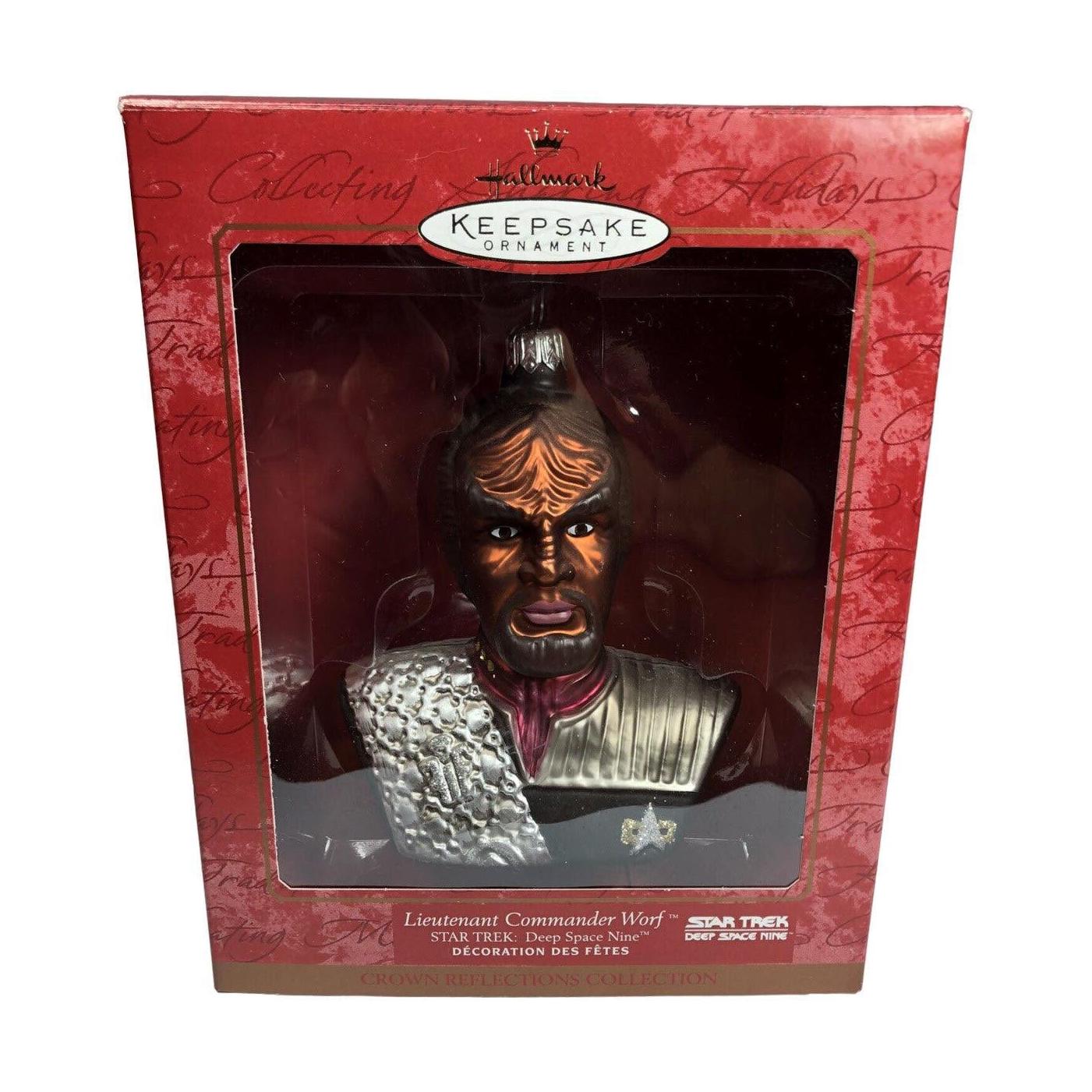 2000 Lieutenant Commander Worf Hallmark Ornament (Star Trek) QBG4064