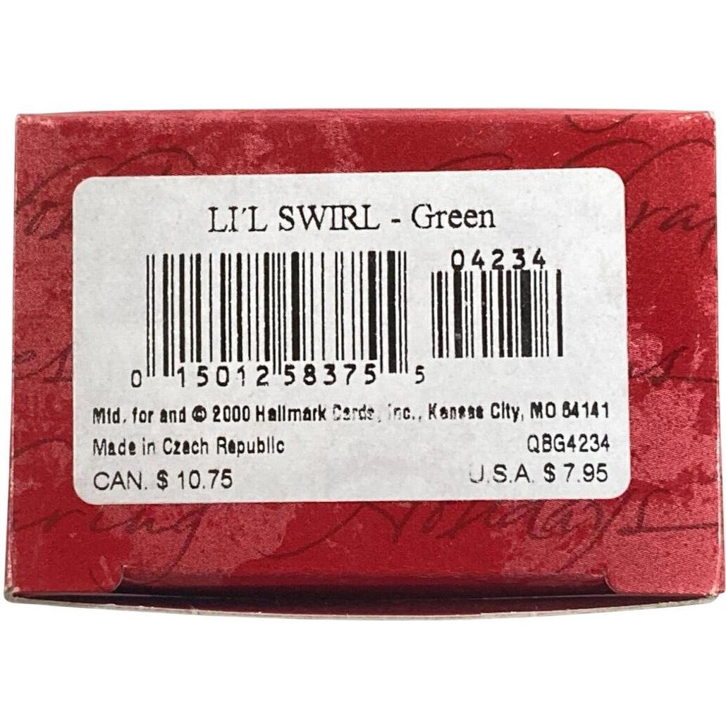 2000 Li'l Swirl - Green (Blown Glass)