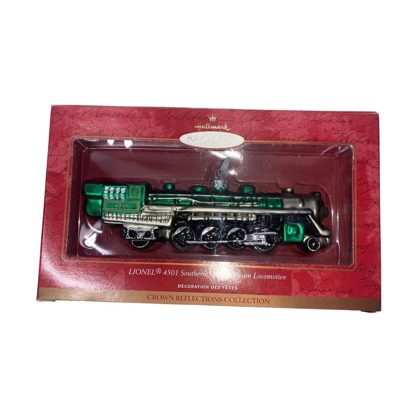 2000 Lionel 4501 Southern Mikado Steam Locomotive Hallmark Ornament (Lionel Blown Glass) QBG4074