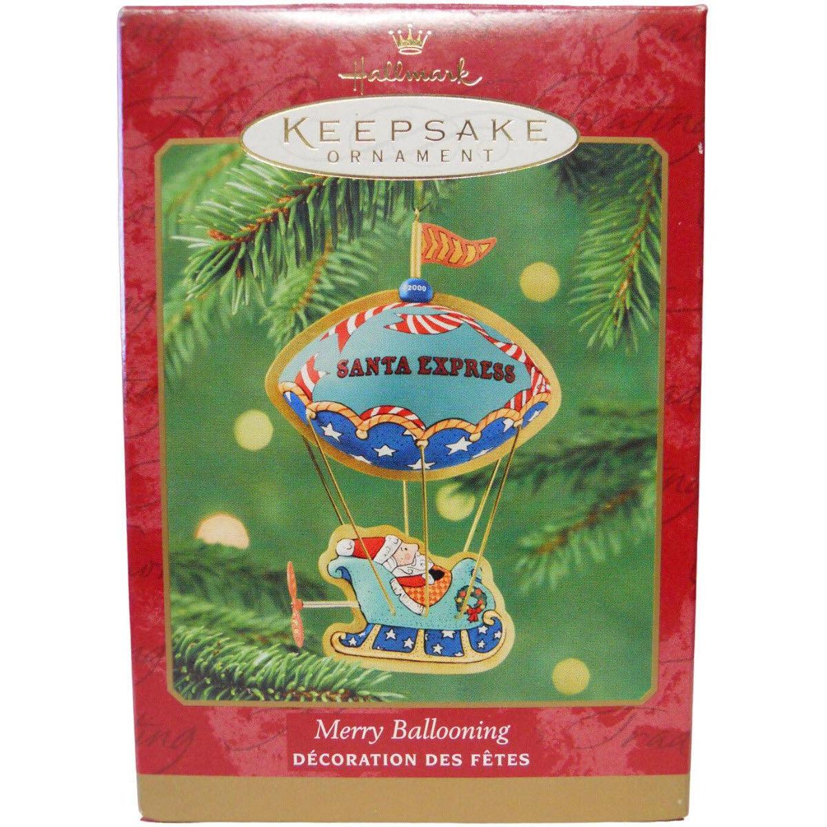 2000 Merry Ballooning Hallmark Ornament (Hot Air Balloon) QX8384