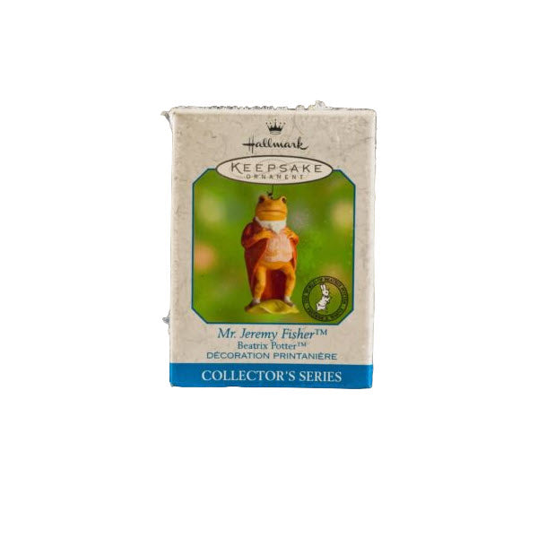 2000 Mr. Jeremy Fisher Hallmark Ornament (Beatrix Potter) QEO8441