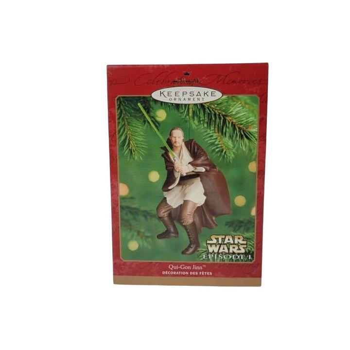2000 Qui‑Gon Jinn Hallmark Ornament (Star Wars) QXI6741