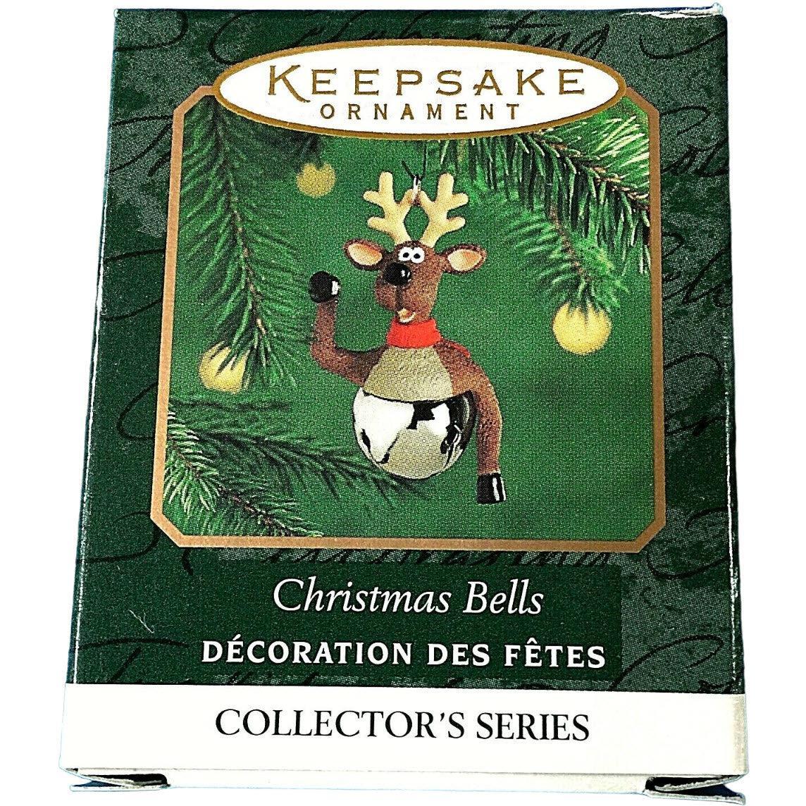 2000 Reindeer Hallmark Ornament (Christmas Bell) QXM5964