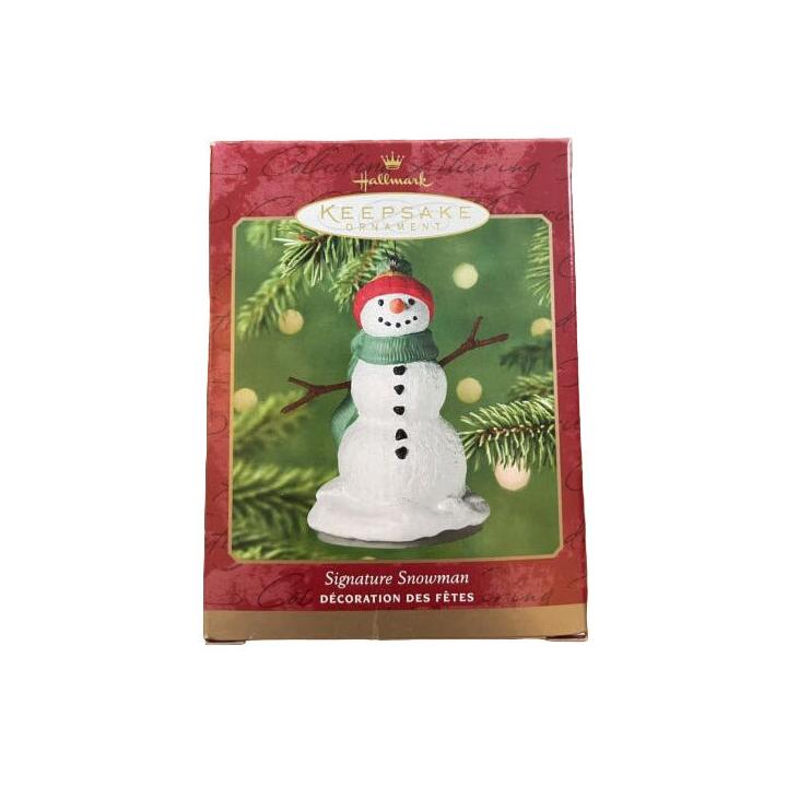 2000 Signature Snowman Hallmark Ornament (Snowmen) QXC4524